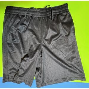 DSG Black Pocketless Mesh Training Activewear Shorts Men's Size L NWT! NEW!